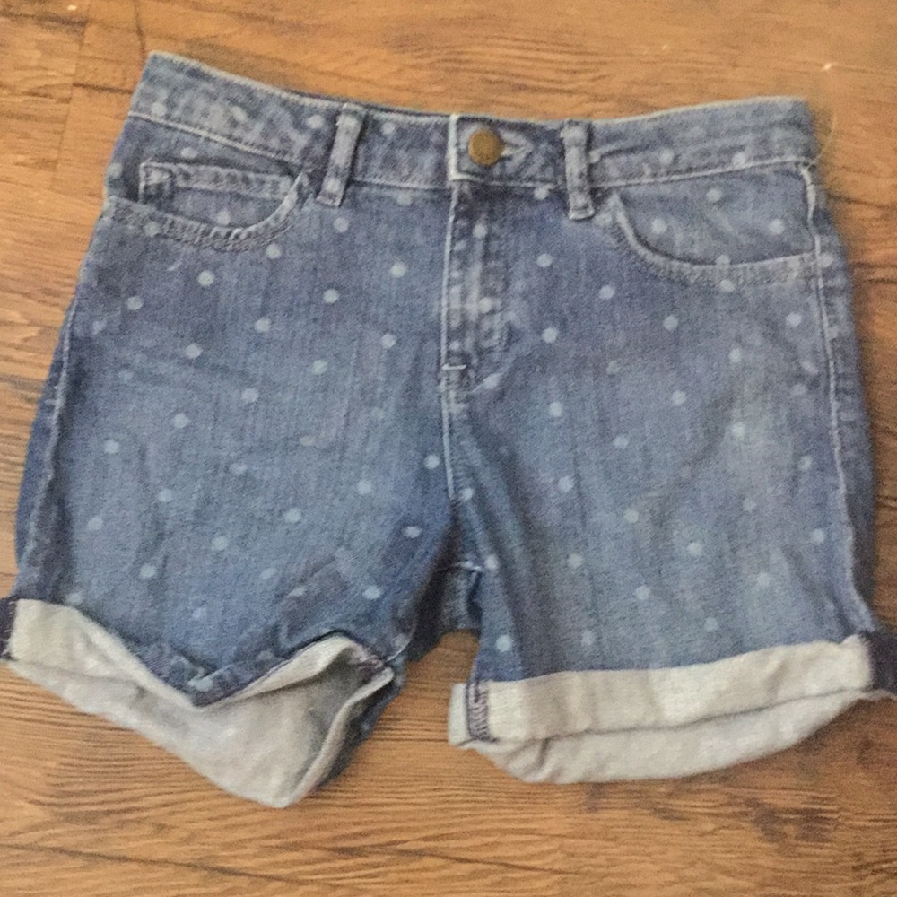 Blue jean shorts